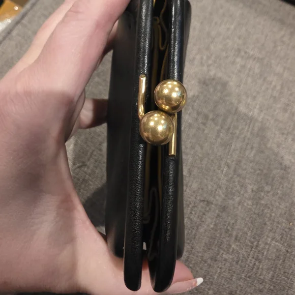 Coach 1941 Collection Black Leather Kiss-Lock with ROGUE tag - Picture 10 of 12